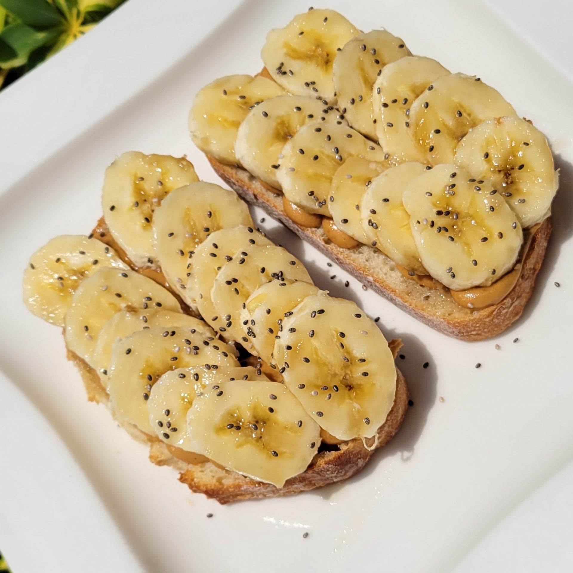 Peanut Butter & Banana Toast Angelic Bakery & Desserts